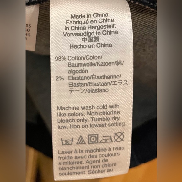 Stylish navy denim shift dress - Picture 6 of 8